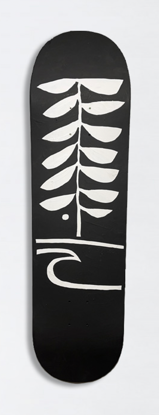 Michael Montanaro Painted Skateboard Deck 'Jungle Surf'